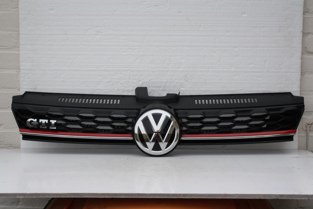 Grill VW Golf 7 GTI 7.5 Facelift Origineel! Compleet! Mooi!, Ophalen of Verzenden