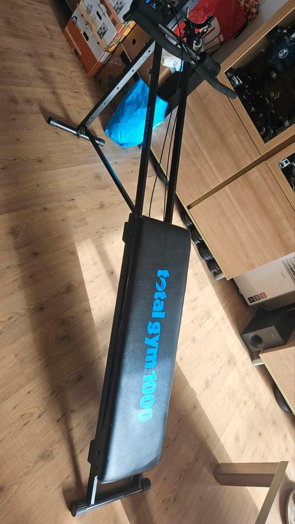 Total Gym 1000 thuisfitnessapparaat, Sport en Fitness, Fitnessapparatuur, Gebruikt, Krachtstation, Armen, Benen, Borst, Buik, Rug