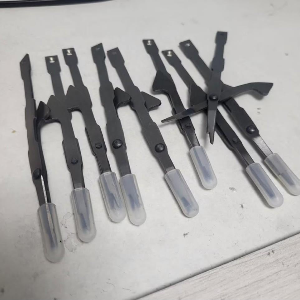 Schaar voor tufting gun Scissors replacement 9 stuks, Verzenden, Nieuw, Machine