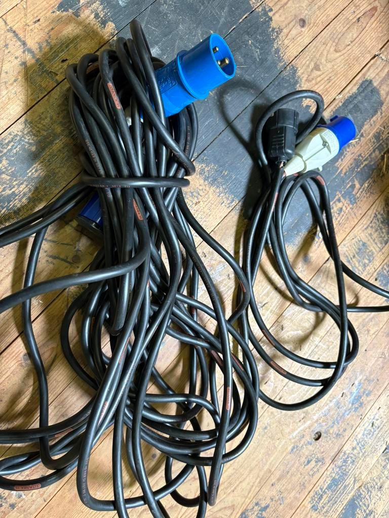 15 meter elektriciteitskabel voor kamperen, Ophalen, Gebruikt, Apparatuur