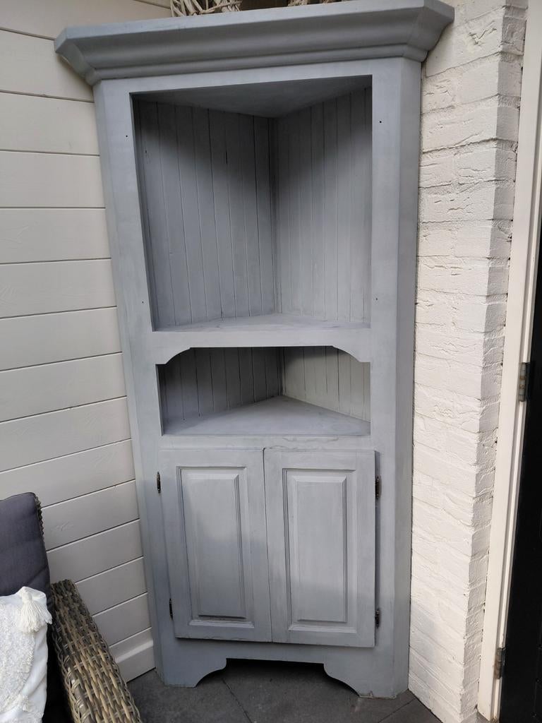 Hoekkastje 2 deurs, Ophalen, 25 tot 50 cm, 50 tot 100 cm, Minder dan 100 cm