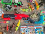 Grote partij kinderspeelgoed: dino's, geweer, Donald Duck, Ophalen of Verzenden, Gebruikt, Jongen of Meisje