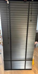 Zwarte houten jaloezie 80 cm breed, Gebruikt, Zwart, Minder dan 100 cm, 50 tot 100 cm