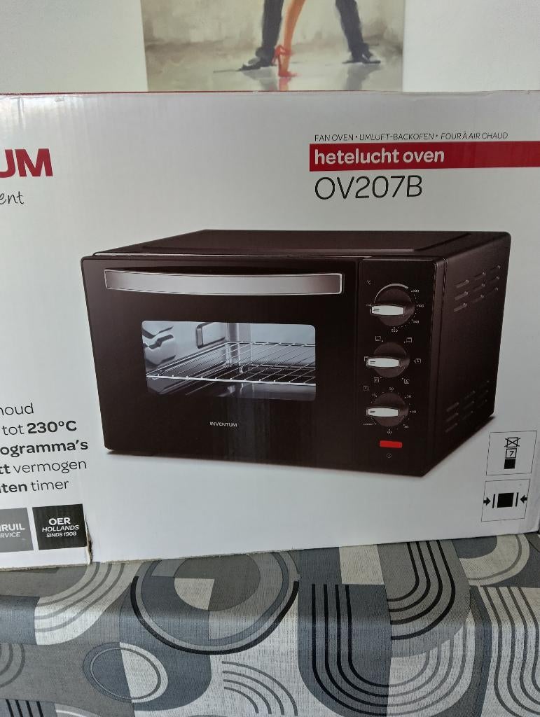 Mini oven Inventum geschikt voor kamperen/1380 Watt., Ophalen, Zo goed als nieuw