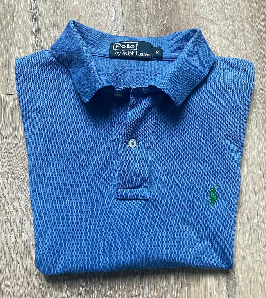 Ralph Lauren polo blauw maat M, Kleding | Heren, Polo's, Ophalen of Verzenden, Zo goed als nieuw, Maat 48/50 (M), Blauw