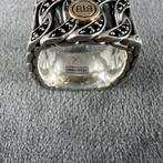 Buddha to Buddha Ring Esther Dubbel Limited met goud| 404574, Sieraden, Tassen en Uiterlijk, Gebruikt, Ophalen of Verzenden, 17 tot 18