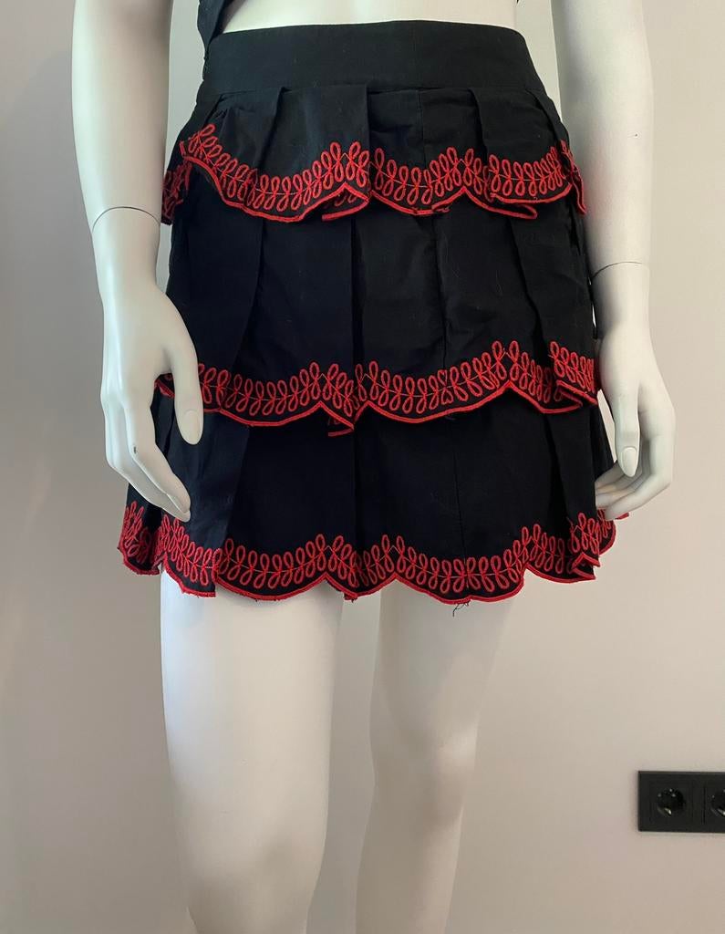 Nikkie rok mt. 32, Verzenden, Zwart, Zo goed als nieuw, Maat 34 (XS) of kleiner