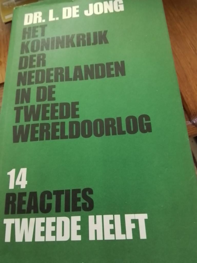 Het Koninkrijk der Nederlanden in WOII - Deel 14 Reacties, Boeken, Oorlog en Militair, Ophalen of Verzenden, Dr. L. de Jong, Algemeen