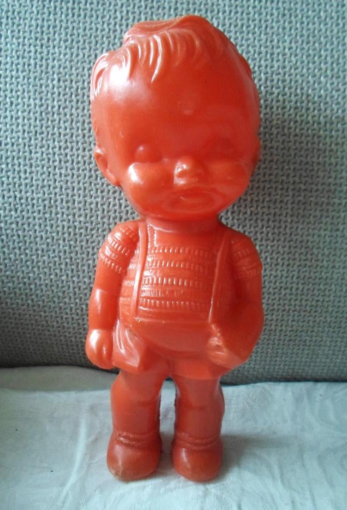 Plastic Popje. Jaren '60. Jongetje., Ophalen of Verzenden, Zo goed als nieuw, Pop