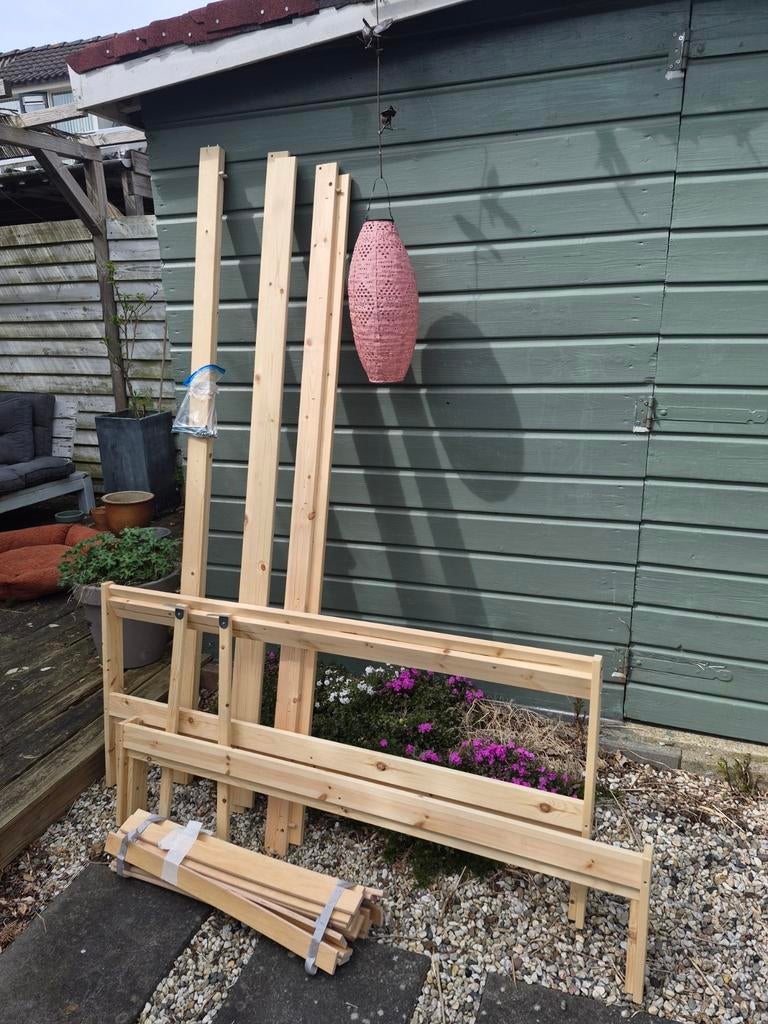 Ikea Neiden bedframe 140x200 cm (excl. lattenbodem), Ophalen, Tweepersoons, 140 cm, Zo goed als nieuw