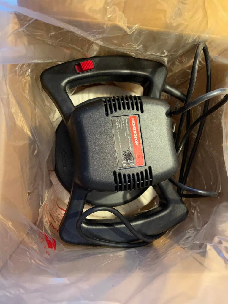 Kensington Polijstmachine 110W - Zgan in doos, Doe-het-zelf en Verbouw, Ophalen of Verzenden, Zo goed als nieuw, Minder dan 700 watt
