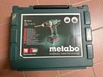 Metabo BS 18 Li Accuboormachine met 2 accu's en lader, Doe-het-zelf en Verbouw, Gereedschap | Boormachines, Ophalen, Gebruikt