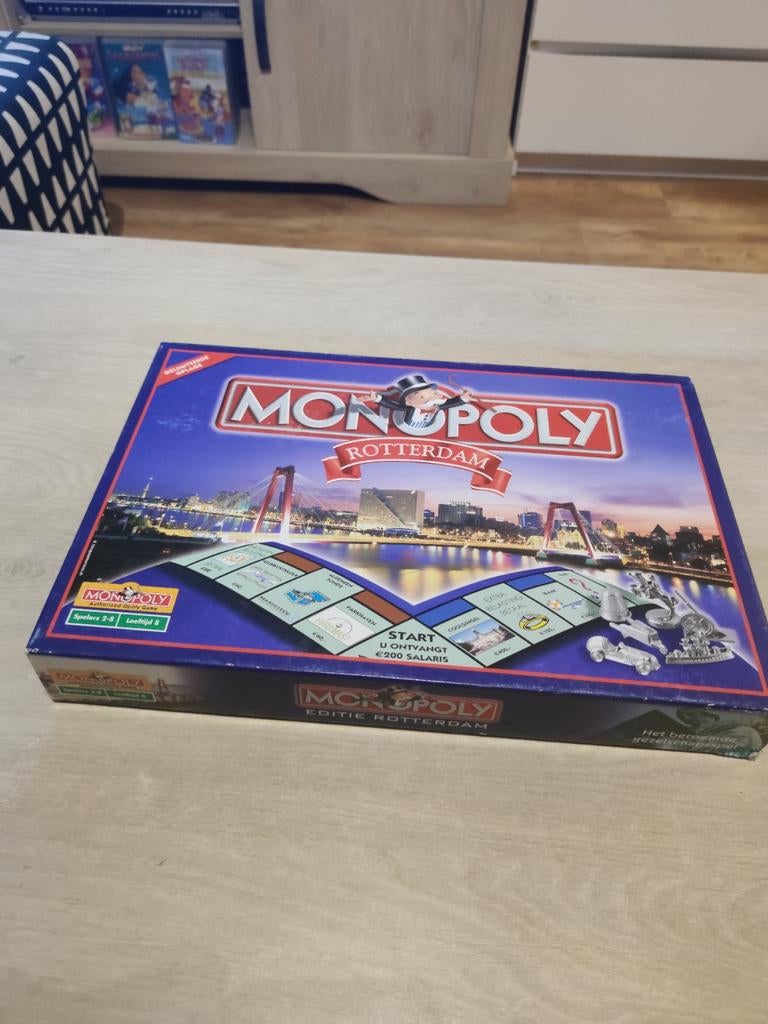 Monopoly Rotterdam - Leuk Bordspel!, Hobby en Vrije tijd, Gezelschapsspellen | Bordspellen, Consumentenservice@hasbro.nl, Vijf spelers of meer