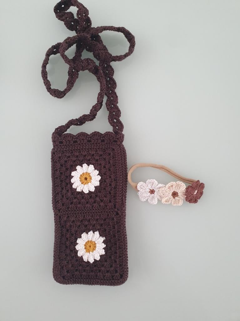 Telefoontas en haarelastiek, Verzamelen, Sleutelhangers, Ophalen of Verzenden