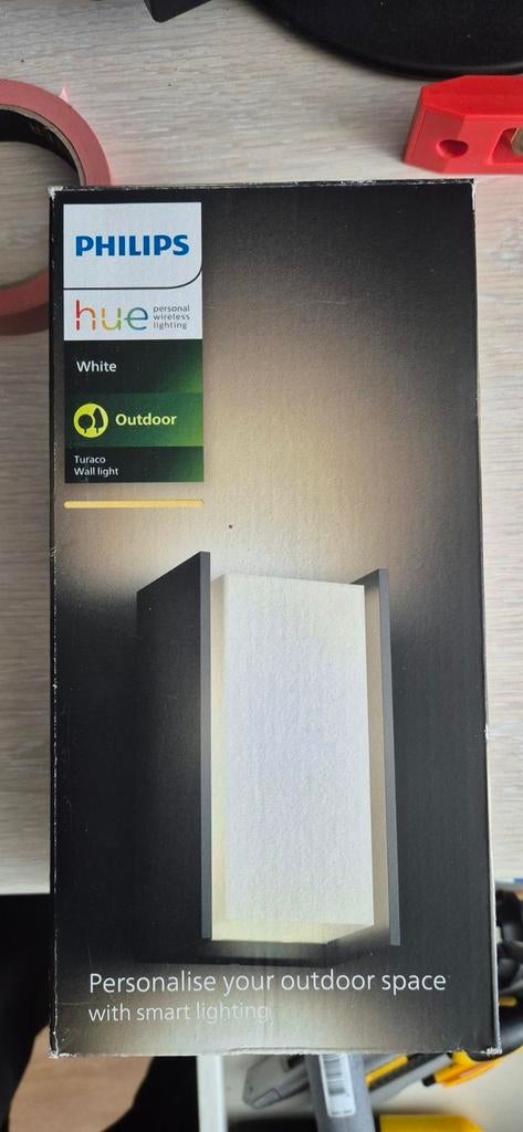 Philips Hue Turaco buitenlamp, Minder dan 50 watt, Wandlamp, Ophalen of Verzenden, Netvoeding