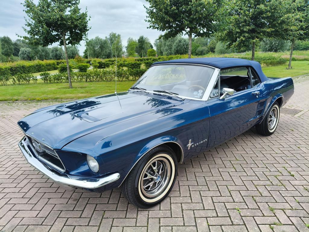Ford Mustang CONVERTIBLE C CODE NL KENTEKEN (bj 1967), Auto's, Automaat, Cabriolet, Origineel Nederlands, Ford