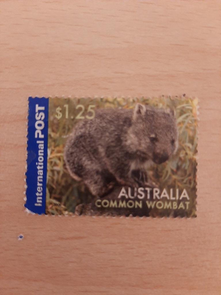 Australie wombat, Verzenden, Gestempeld