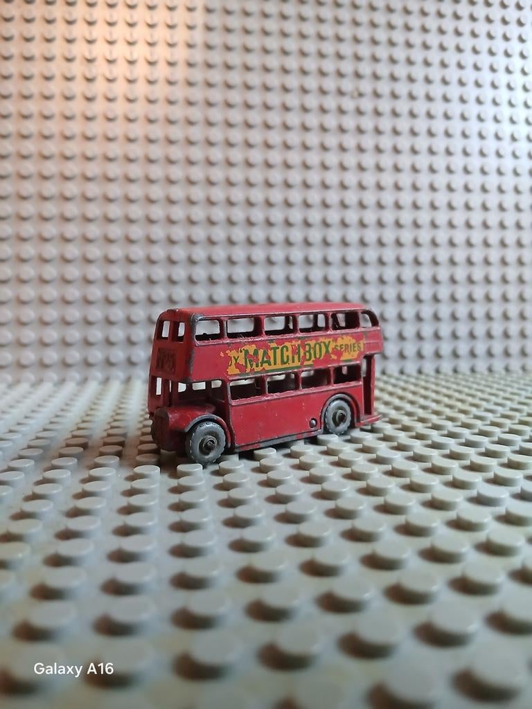 Vintage matchbox series N⁰5 London dubbeldekker, Hobby en Vrije tijd, Modelauto's | 1:87, Ophalen of Verzenden, Gebruikt, Bus of Vrachtwagen