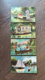 Romantiek. Op het water.Punter,zeilboot,kano,huisboot, Ophalen of Verzenden, Voor 1920, Ongelopen