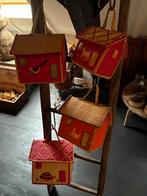Leuke jute huisjes, Kinderen en Baby's, Kinderkamer | Inrichting en Decoratie, Ophalen of Verzenden, Zo goed als nieuw, Wanddecoratie