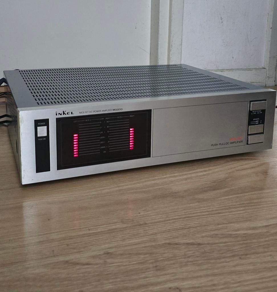 Inkel MD2200 MOS FET DC Power Versterker, Overige merken, Gebruikt, Ophalen of Verzenden, 60 tot 120 watt