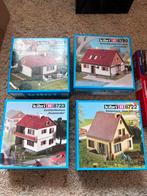 Kibri H0 Huizen Set - 8720, 8721, 8722, 8723, Overige merken, Gelijkstroom of Wisselstroom, Brug, Tunnel of Gebouw, Ophalen of Verzenden