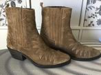 Nieuwe bruin suède laarsjes van Verton maat 42, Bruin, Lage of Enkellaarzen, Nieuw, Ophalen of Verzenden