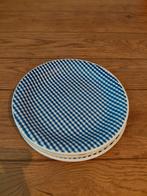 Bordjes John Tams England geruit blauw wit, Ophalen of Verzenden, Overige stijlen, Bord(en)
