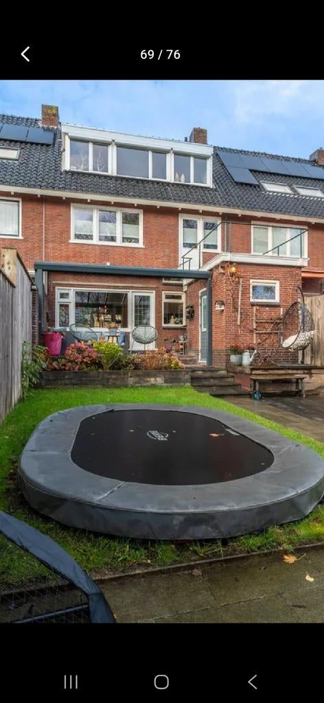 Berg InGround Trampoline 250x350, Ophalen, Gebruikt