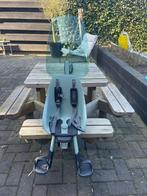 Urban Iki fietszitjes: voorzitje, achterzitje en windscherm, Ophalen, Gebruikt, Voetsteuntjes, Voorzitje