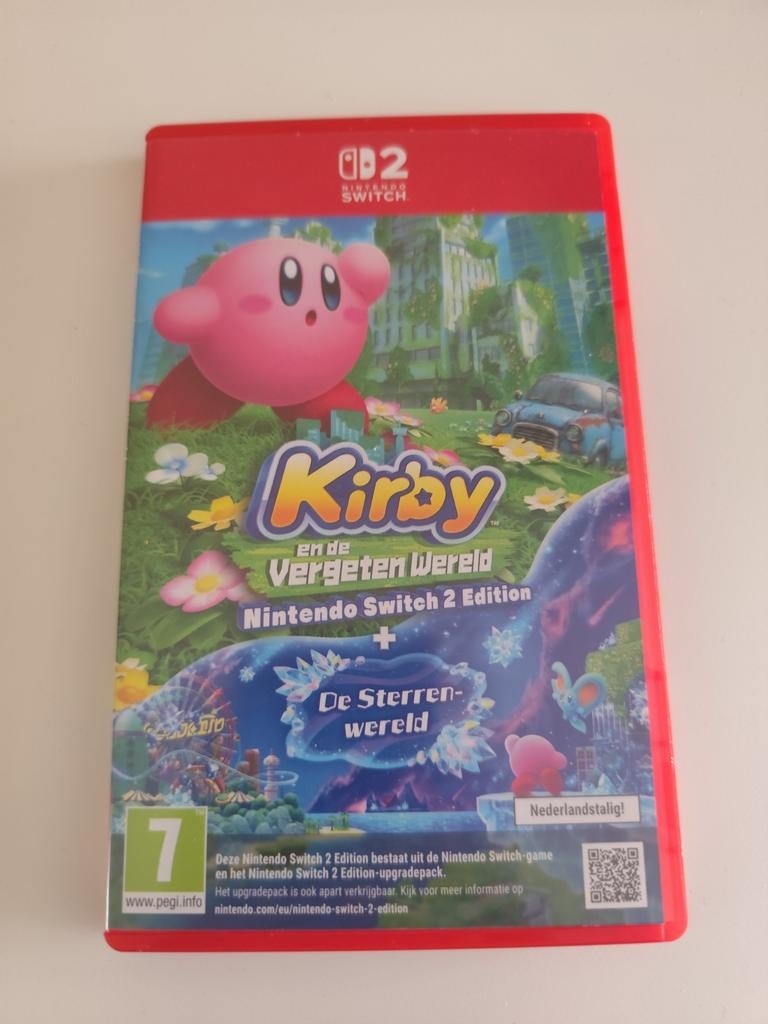 Kirby en de Vergeten Wereld + De Sterren-wereld Switch 2, Spelcomputers en Games, Games | Nintendo Switch, Avontuur en Actie, 2 spelers