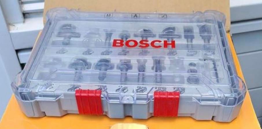 Bosch 15-delige bovenfrees set, Ophalen, Nieuw, Bovenfrees