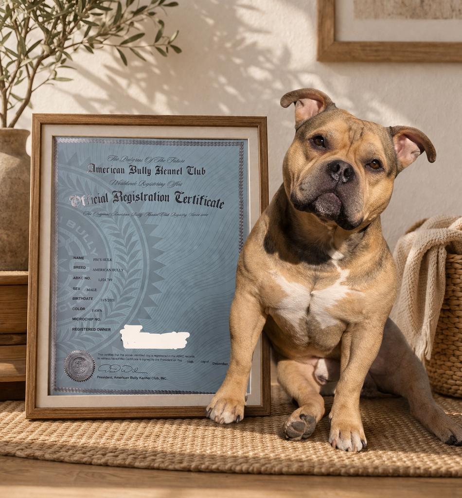 Pocket bully ter dekking, Reu, Parvo, Eén hond, 3 tot 5 jaar