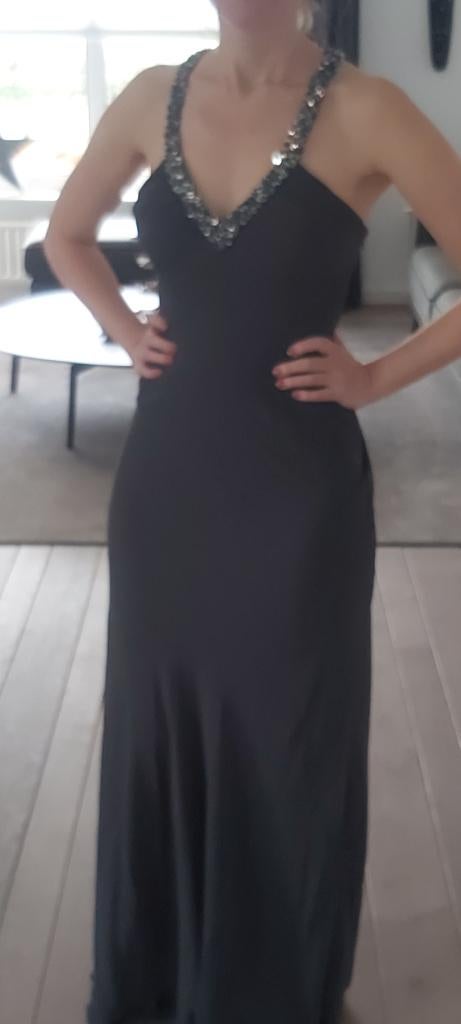 Donkergrijze Galajurk, Galajurk, Ophalen of Verzenden, Maat 36 (S), Grijs