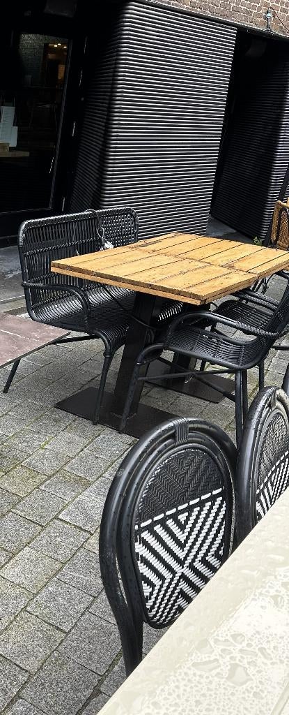 Horeca terrasstoelen, terrastafels, meubilair, Ophalen, Gebruikt, Meubilair