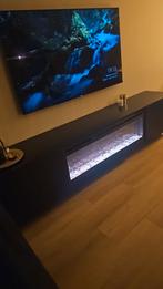 Meubel met openhaart, Huis en Inrichting, Haarden, Ophalen, Zo goed als nieuw, Inbouwhaard, Elektrische haard