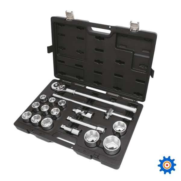 Beta BW 928E/C17 3/4" 17dlg doppenset in kunststof koffer, Belder 9-B, Verzenden, Info@betabenelux.nl, Nieuw