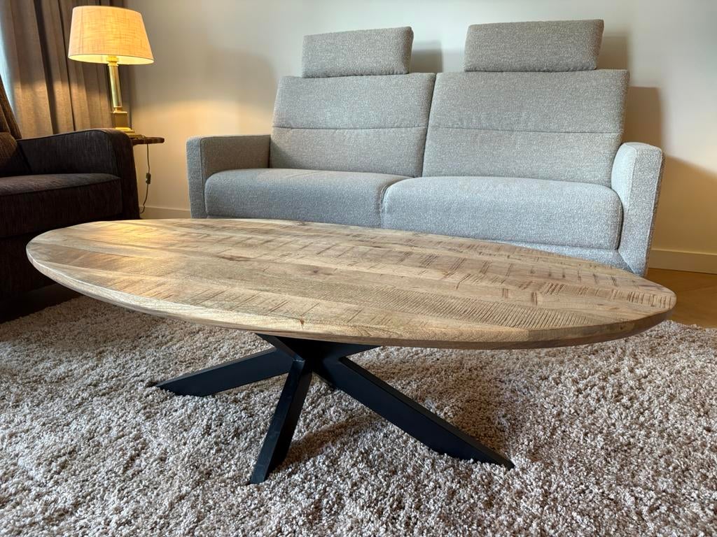 Salontafel mangohout, Huis en Inrichting, Tafels | Salontafels, Ophalen, 100 tot 150 cm, Nieuw, 50 tot 100 cm
