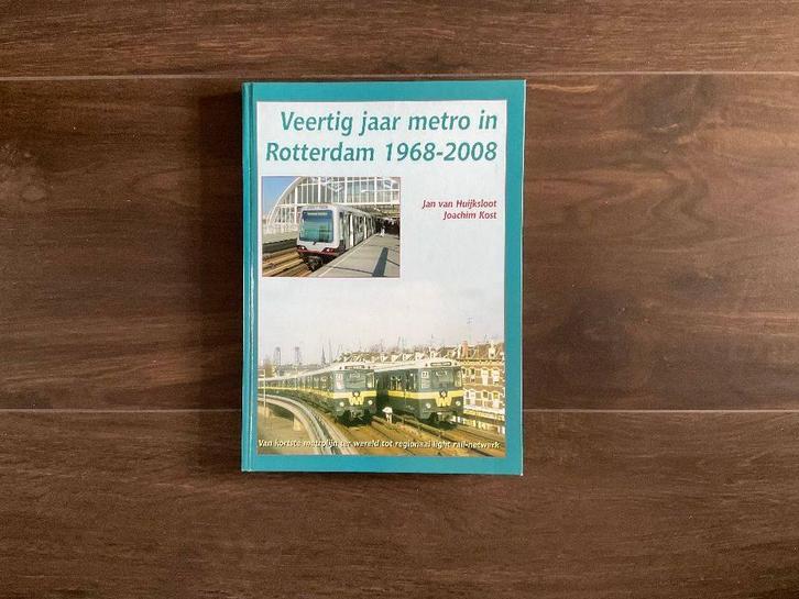 Veertig jaar metro in Rotterdam geschiedenis 1968-2008 boek, Boeken, Geschiedenis | Stad en Regio, Zo goed als nieuw, Ophalen of Verzenden