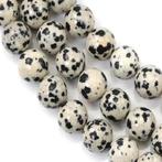 Streng Dalmatiër Jaspis edelsteen kralen 6 mm, Ophalen, Nieuw, Kraal