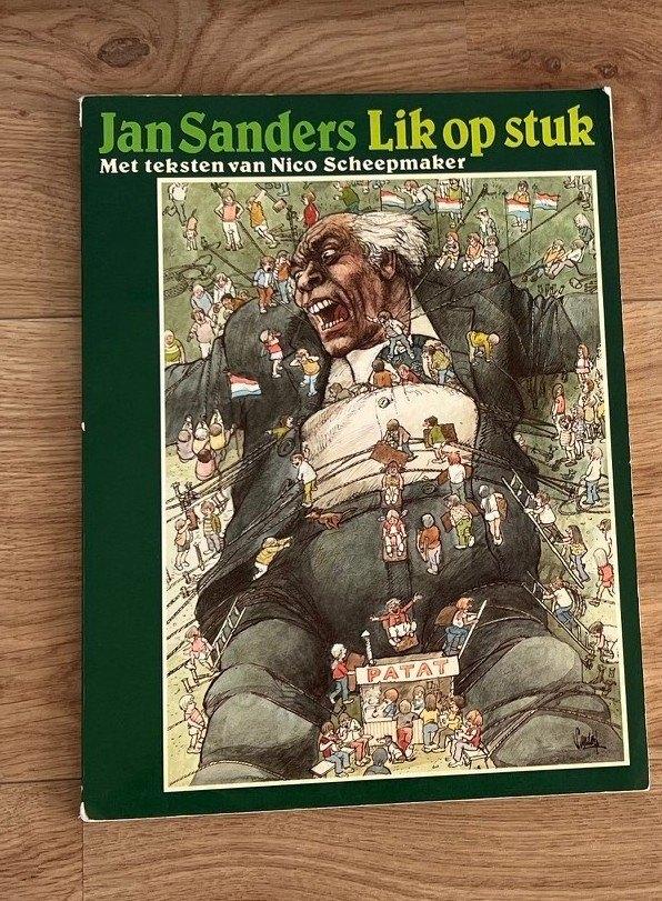 Jan Sanders, Lik op stuk, Boeken, Humor, Ophalen of Verzenden, Gelezen, Nico Scheepmaker, Cartoons