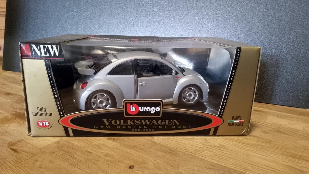 Burago Volkswagen Beetle RSI  nieuw, Hobby en Vrije tijd, Modelauto's | 1:18, Ophalen of Verzenden, Nieuw, Bburago