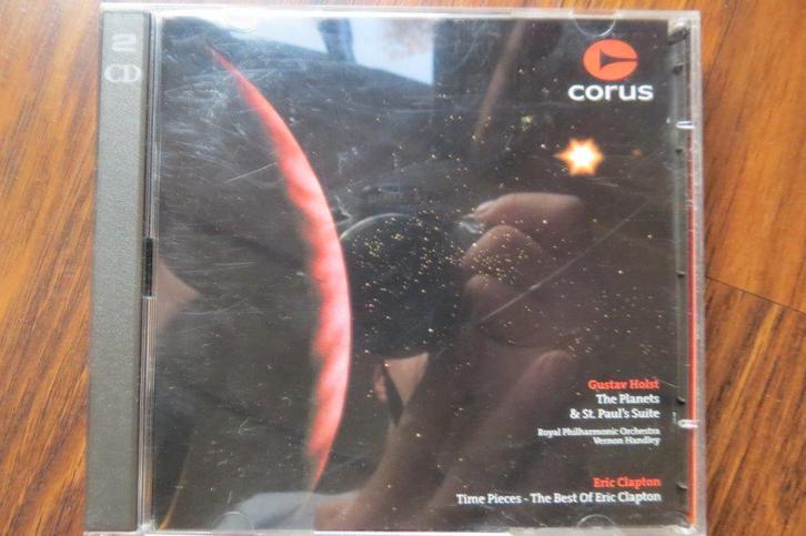 2cd: Gustav Holst, The planets, Eric Clapton, Time Pieces, Cd's en Dvd's, Cd's | Klassiek, Zo goed als nieuw, Kamermuziek, Classicisme
