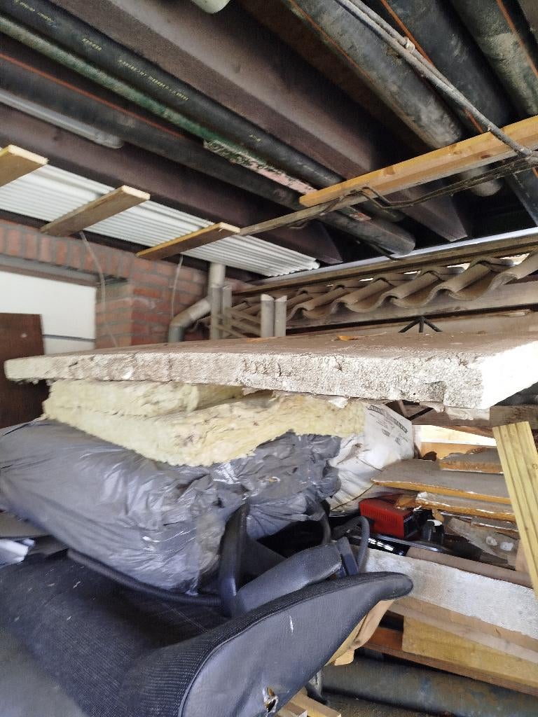 Glaswol steenwol tempex, Doe-het-zelf en Verbouw, Isolatie en Afdichting, Ophalen, Glaswol, 8 tot 12 cm