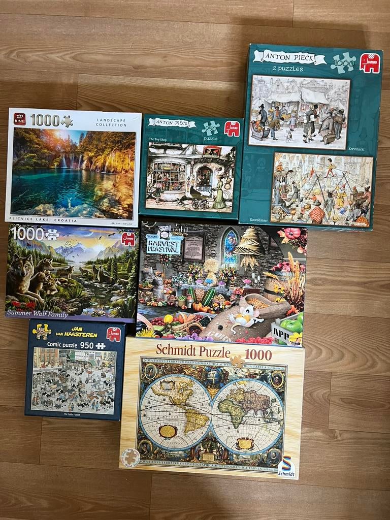 Puzzels 950 en 1000 stukjes, Ophalen of Verzenden, 500 t/m 1500 stukjes, Zo goed als nieuw