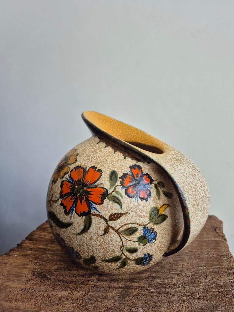 Art Deco Gouda Plateel Lazaruspoortje Kan, model 3384, Antiek en Kunst, Ophalen of Verzenden