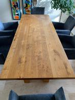 eiken hout eettafel 220x85 74, Huis en Inrichting, Tafels | Eettafels, Ophalen, Gebruikt, 100 tot 150 cm, Eikenhout