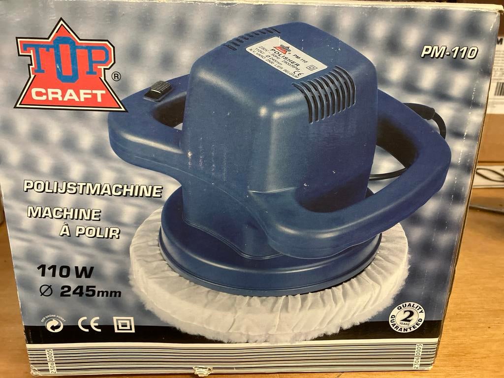 Top Craft Polijstmachine PM-110 - Zo goed als nieuw, Ophalen of Verzenden, Zo goed als nieuw, Minder dan 600 watt, Overige typen
