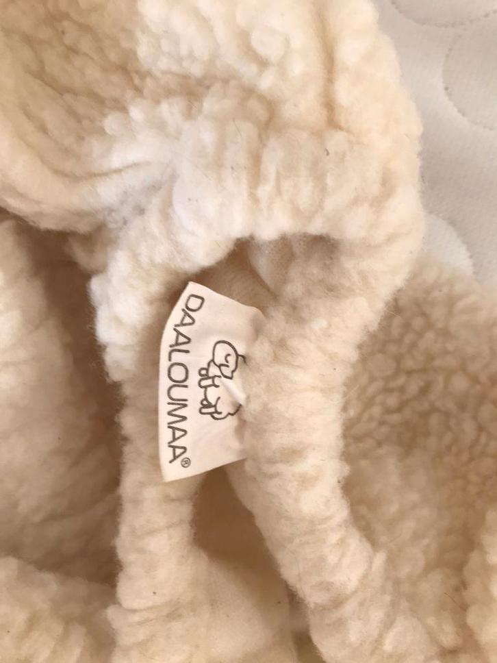 Teddy Merino Hoeslaken ledikant - dubbelzijdig Daaloumaa Wol, Kinderen en Baby's, Kinderkamer | Beddengoed, Gebruikt, Hoeslaken of Sloop