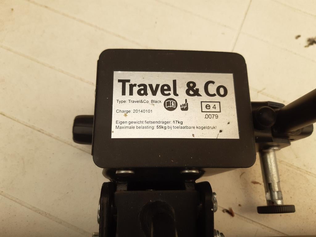 Te koop, fietsendrager Travel&Co., Auto diversen, Ophalen, Gebruikt, Elektrische fiets, 2 fietsen
